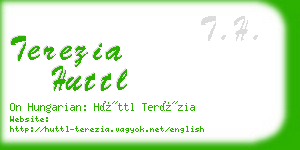 terezia huttl business card